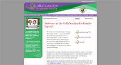 Desktop Screenshot of genderequitycollaborative.org