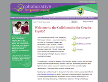 Tablet Screenshot of genderequitycollaborative.org